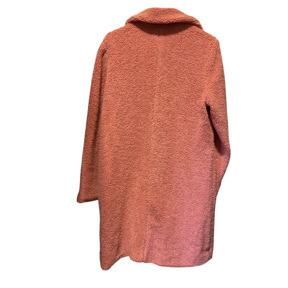 Lucky Brand Teddy Style Long Length Fully Lined Jacket Size M - Picture 2 of 13